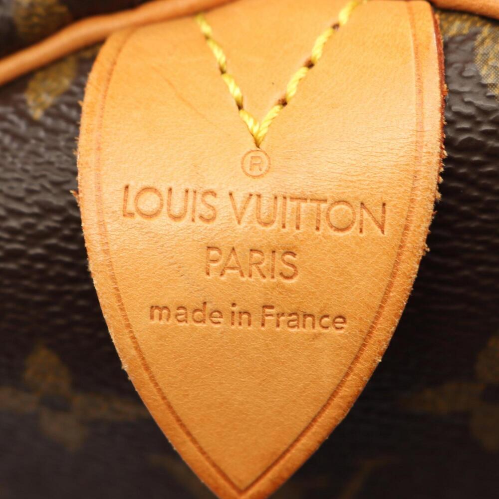 LOUIS VUITTON Brown Monogram Leather Keepall 50 Boston Bag - Picture 4 of 10